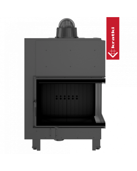 Топка MBA/P/BS, Г-образное стекло справа