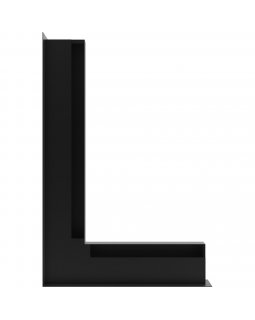Вентиляционная решетка Люфт угловая/6*40 см левая черная-foto3