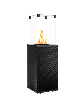 Газовая топка PATIO/MINI/M/G31/37MBAR/CZ/P - черное тиснение, с ручным управлением