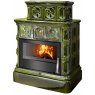 Печь ABX KARELIE P FOREST ТО кафельный цоколь зеленая