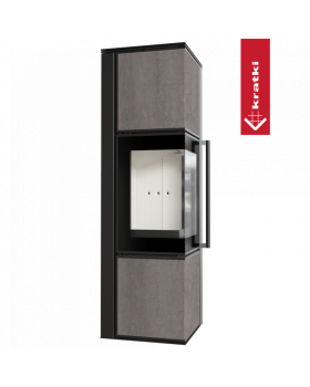 Дровяная стальная печь TORA/M NATURALI PIETRA DI SAVOIA GRIGIA BOCCIARDATA-foto2