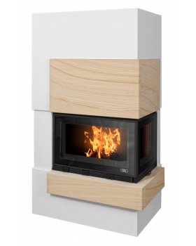 Печь-камин с облицовкой ABX Norfolk угловой-foto5