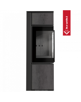 Дровяная стальная печь TORA/S, NATURALI PIETRA DI SAVOIA ANTRANCITE BOCCIARDATA-foto5