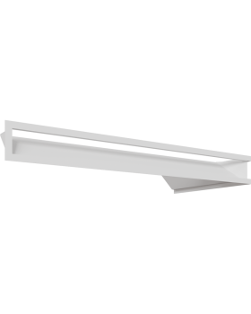 Люфт угловая 9/40/80 см левая белая-foto6