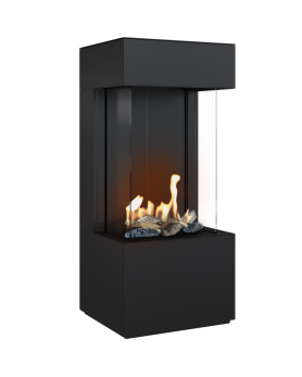 Каминокомплект газовый Kratki PRO LEO HOME BOX LP/45/68/G31/37MBAR/C (баллон)