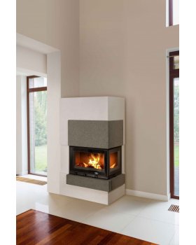 Печь-камин с облицовкой ABX Norfolk угловой-foto7