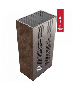 Каминокомплект FLOKI в облицовке OXIDE MORO-foto7