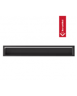 Решётка Kratki Luft 12x80 черная-foto3