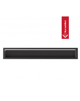 Решётка Kratki Luft 12x80 черная-foto3