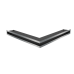 Вентиляционная решетка Люфт угловая стандарт стальная 60