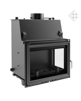 Топка с водяным контуром ZUZIA/PW/BP/15/W/Z, стекло справа, змеевик