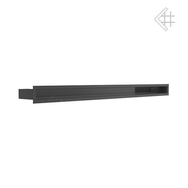 Вентиляционная решетка Люфт черная 6x100