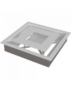 Решетка WIND Белая 22х22-foto3