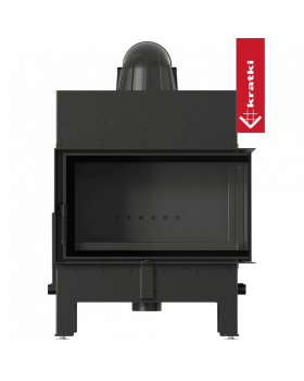 Каминная топка FLOKI/M/P угловое стекло справа