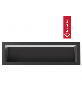Решётка Kratki Luft 12x40 черная-foto3