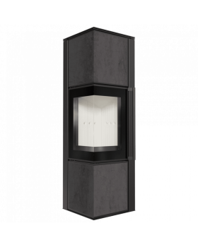 Дровяная стальная печь TORA/M NATURALI PIETRA DI SAVOIA ANTRANCITE BOCCIARDATA-foto4