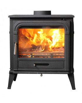 Печь-камин Dog 10кВт, дымоход d-150мм