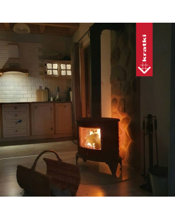 Печь-камин Kratki Koza/K8 чугунная (термостат)-foto7