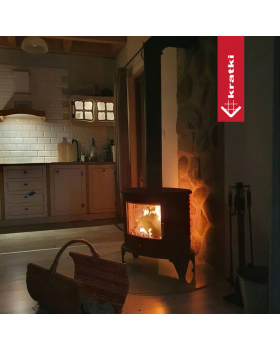 Печь-камин Kratki Koza/K8 чугунная (термостат)-foto7