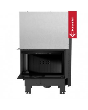 Топка MBM/L/BS/G, Г-образное стекло слева, гильотина