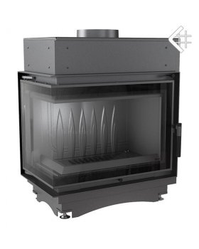 Топка MAJA/L/BS/DECO, Г-образное стекло слева