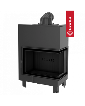 Топка MBA/P/BS/SG, Г-образное стекло справа