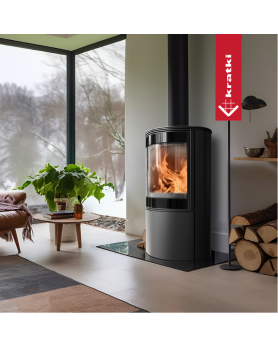 Печь Kratki PRO BJORN GREY SATIN-foto6