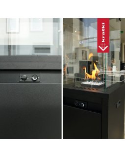 Нагреватель газовый PATIO/LIGHT, сталь с ручным управлением, цвет черный-foto9