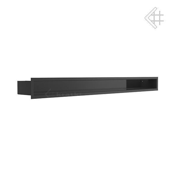Вентиляционная решетка Люфт черная 9x100