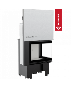 Топка VNP/610/430, Г-образное стекло справа, гильотина-foto2