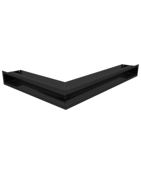 Вентиляционная решетка Люфт угловая правая черная 90-foto2