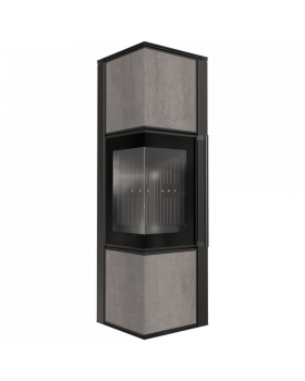 Дровяная стальная печь TORA/M NATURALI PIETRA DI SAVOIA GRIGIA BOCCIARDATA-foto5