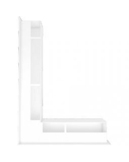 Вентиляционная решетка Люфт угловая левая белая 90-foto3