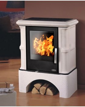 Печь-камин ABX BAVARIA KI, с допуском воздуха, керамическая-foto4