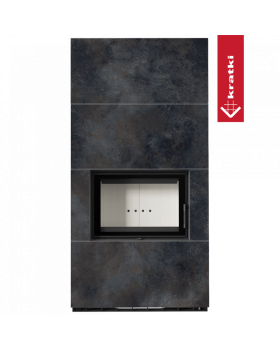 Каминокомплект FLOKI в облицовке OSSIDO NERO-foto2