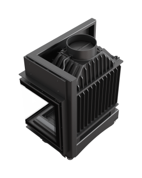 Топка MAJA/P/BS/DECO, Г-образное стекло справа-foto3