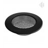 Вентиляционная решетка КРУГЛАЯ черная д.125