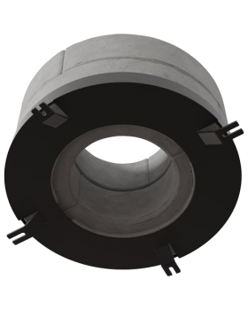 Комплект бетонных теплоаккумулирующих дисков d-150мм (4 шт., 2 слоя, V1)-foto3