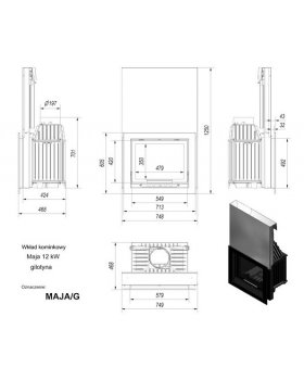 Печь 26 NEXT ДТ4 в камне змеевик ЗК нерж-foto2