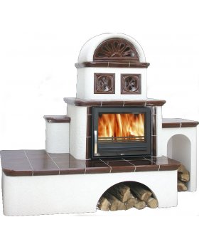 Печь-камин ABX OXFORD керамическая-foto6