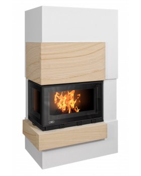 Печь-камин с облицовкой ABX Norfolk угловой-foto6