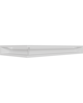 Люфт угловая 9/40/80 см правая белая-foto2