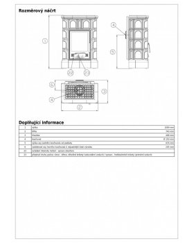 Печь-камин ABX BRITANIA KI керамическая, с кафельным цоколем, с допуском воздуха-foto6