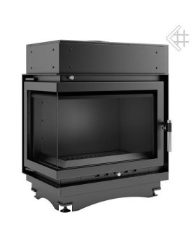 Топка с водяным контуром MAJA/PW/BL/12/BS/W, Г-образное стекло слева, змеевик