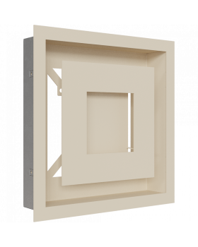 Решетка WIND Бежевая 22х22-foto2