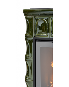 Печь-камин ABX BRITANIA KPI, белый цоколь - вставка КОМБО, с допуском воздуха извне-foto6