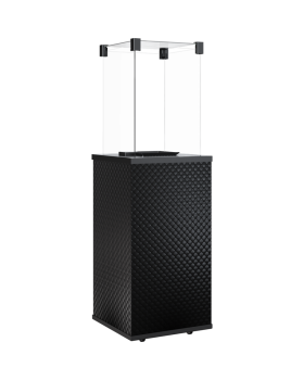 Газовая топка PATIO/G31/37MBAR/CZ/P - черное тиснение, с пультом ДУ-foto2