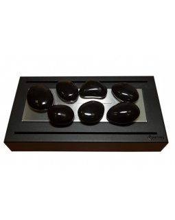 Декоративные элементы ГАЛЬКА ЧЕРНАЯ №7-foto3