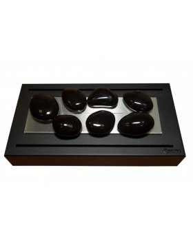 Декоративные элементы ГАЛЬКА ЧЕРНАЯ №7-foto3