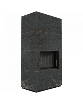 Каминокомплект FLOKI в облицовке OXIDE NERO-foto4